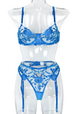 Become The Fire Lingerie Set - Blue