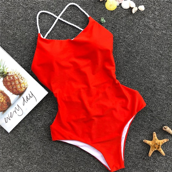 Forever a Baddie Swimsuit - Red – flyqueens