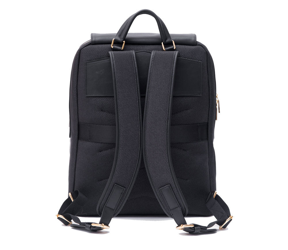 P.MAI Women&#39;s Professional Laptop Backpack & Wristlet in Black