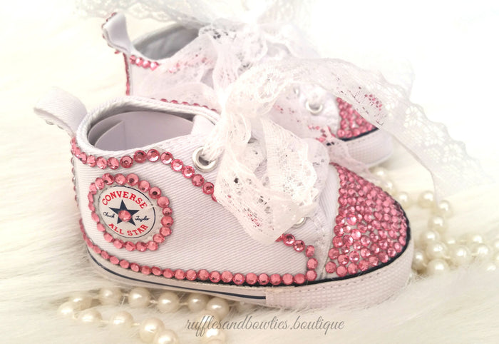 baby crystal shoes
