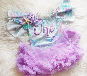 mermaid baby outfit first birthday