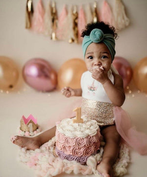 first birthday romper girl