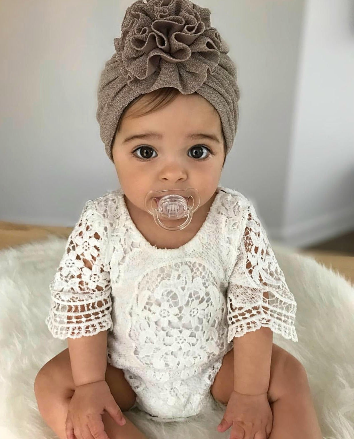 baby girl lace romper