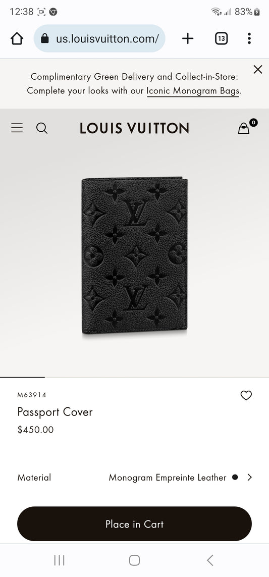 Louis Vuitton MONOGRAM Pocket organizer (M62899)