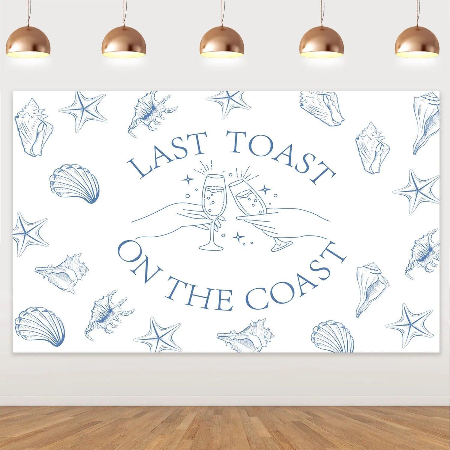 last toast on the coast backdrop