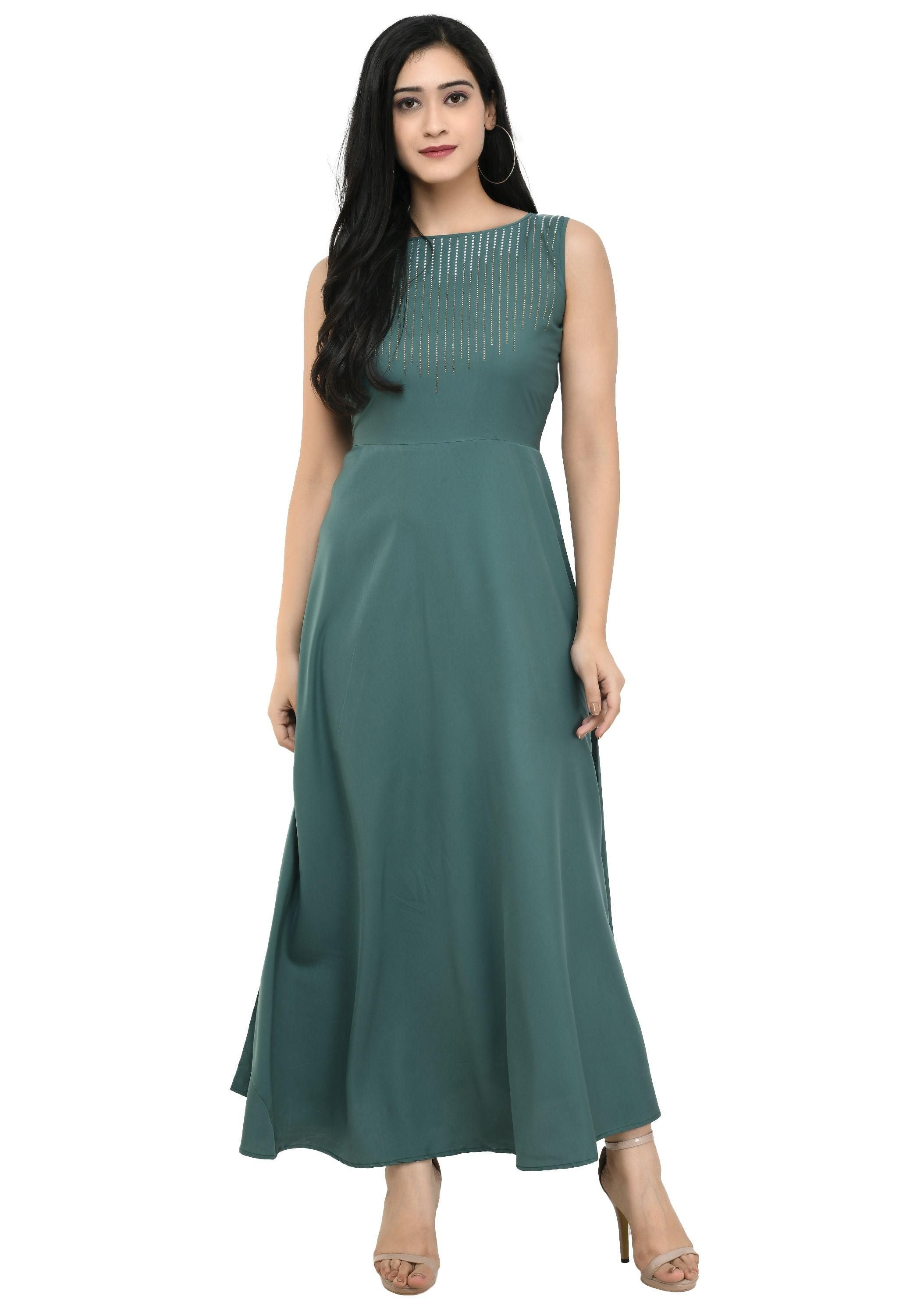 Plain MIX Leysa Vol 4 Paavi One Piece Gown, Half Sleeves, Party Wear at Rs  562 in Ahmedabad