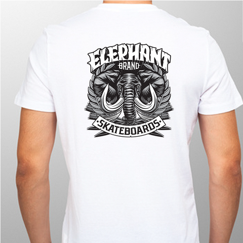 Elephant Brand Heritage T Shirt White Select Skate Shop