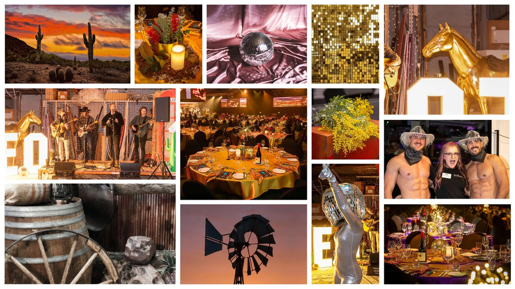 Moodboard of Australiana and Outback Event Styling