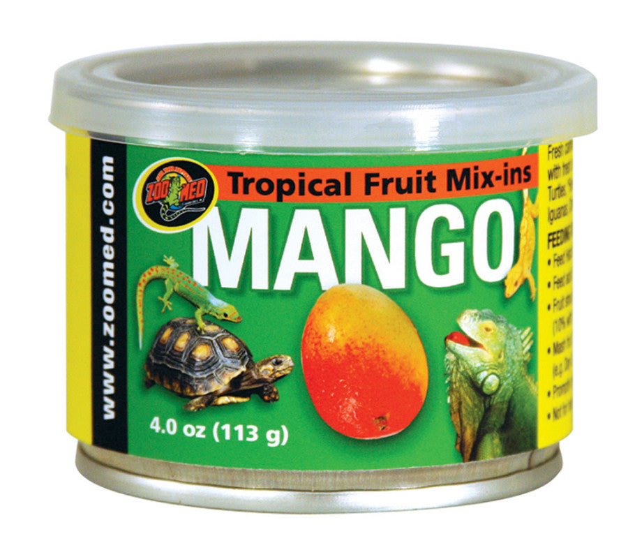 Zoo Med Fruit Mix-Ins Mango Reptile Wet Food 1ea/4 oz