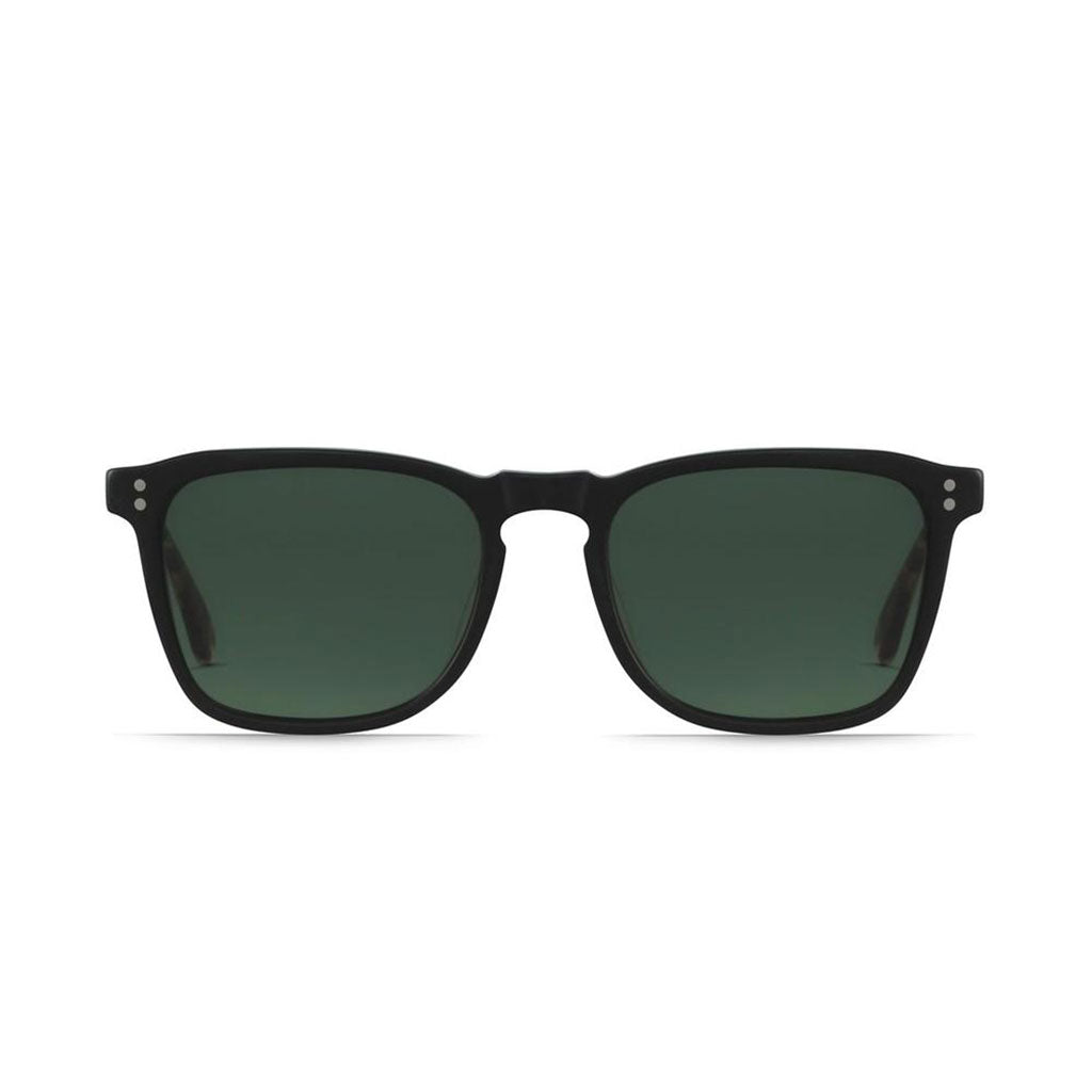 Optics Wiley In Matte Black-matte Brindle/green Polarized / Raen