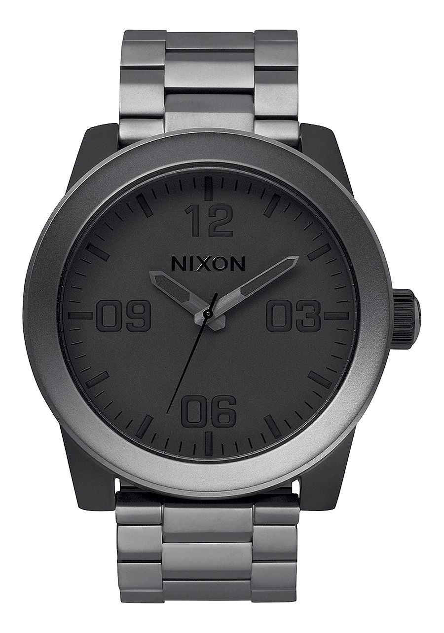 Watch Corporal Ss 48mm In Matte Black/matte Gunmetal / Nixon