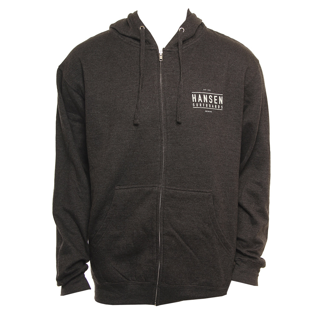 Hansen Mens Sweatshirt Circle Corp Zip