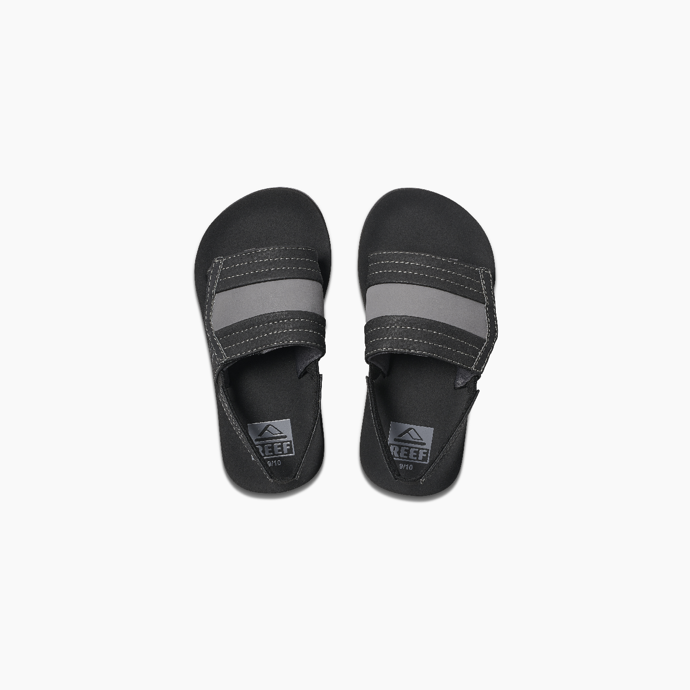 Kids Sandals Little Ahi Slide In Black / 7/8 / Reef