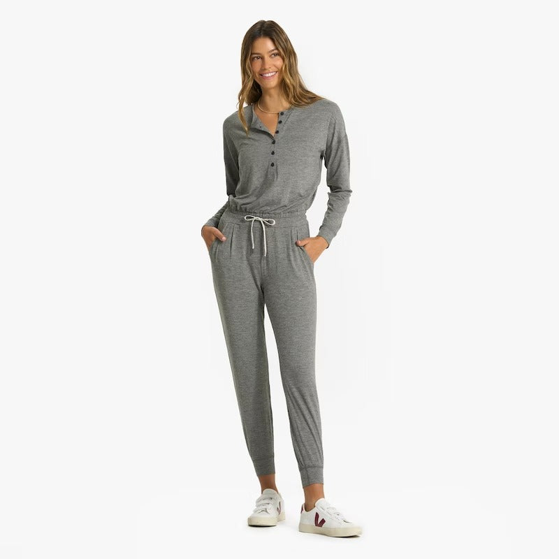 Vuori Womens Jumpsuit Lux Henley