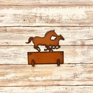 2 Hook Key Holder - Creations In Thread, LLC - Key Hooks Decorative For Wall