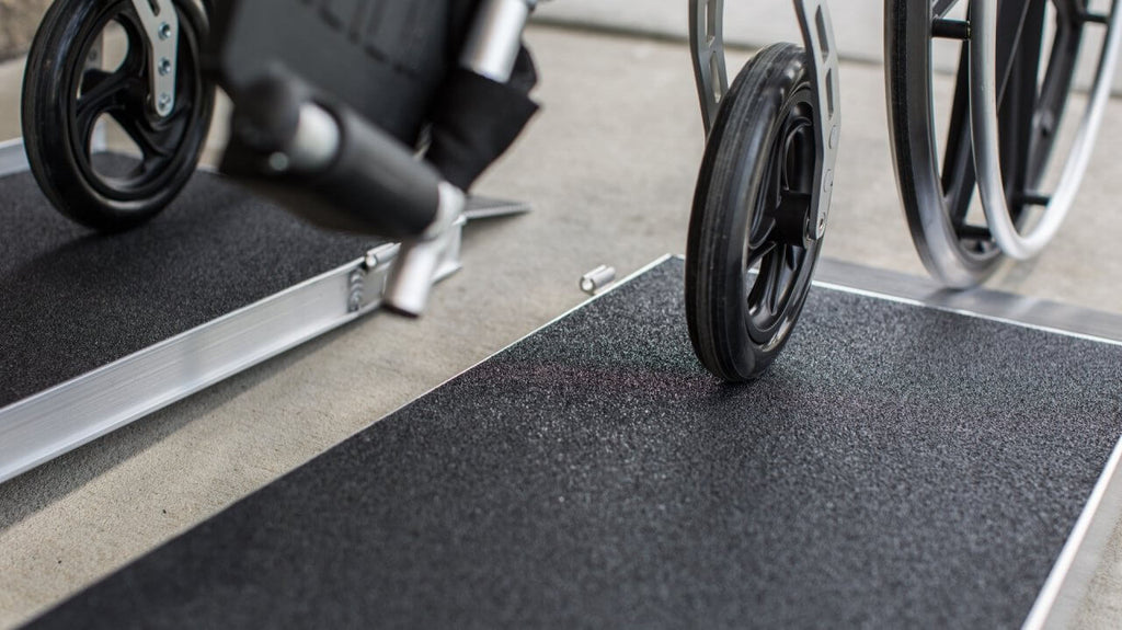 Wheelchair Ramp Slip Resistant Surface