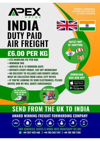 India Air Freight Duty Paid