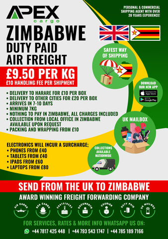 Zimbabwe Air Freight Duty Paid