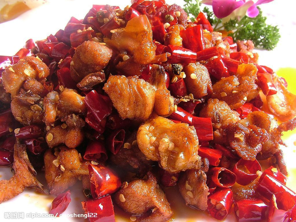 Chili Pepper Chicken 辣子鸡 Spicy Element