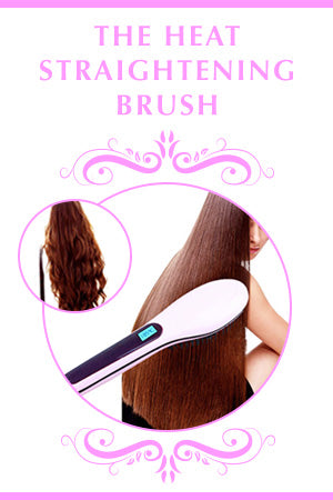 hair straightening brush banner