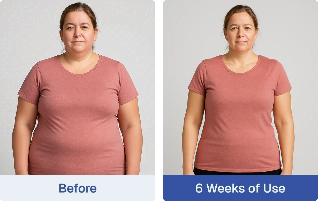 Before and after transformation