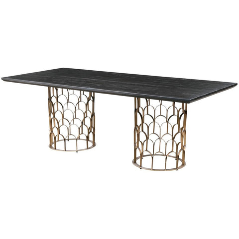 TOV FURNITURE MODERN GATSBY WOOD DINING TABLE 