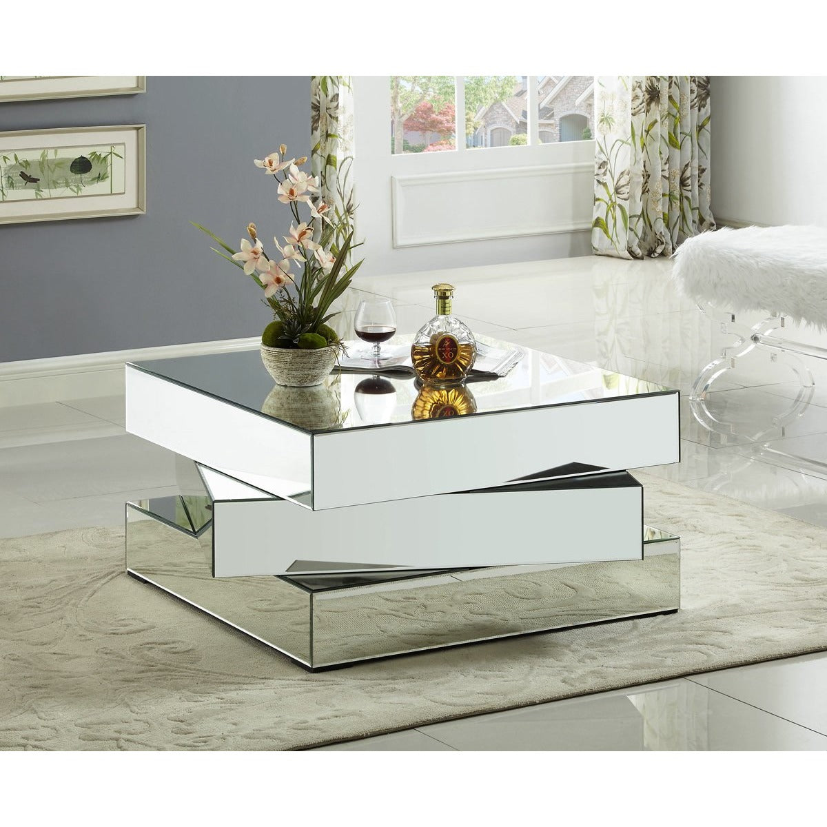 Meridian Furniture Haven Coffee Table-Minimal & Modern