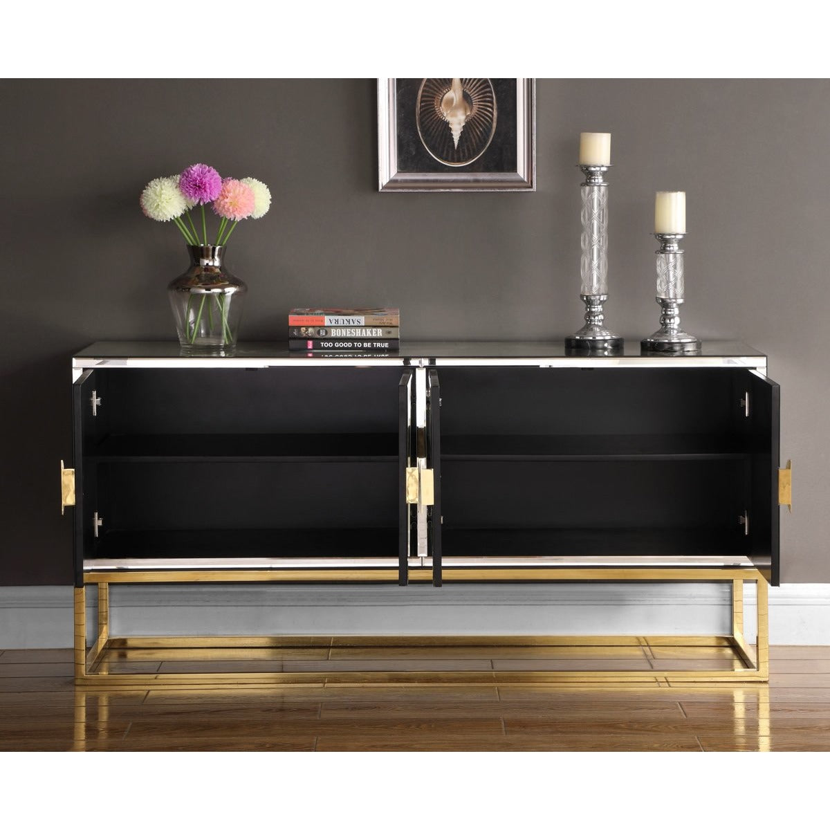 Meridian Furniture Marbella Sideboard/Buffet-Minimal & Modern