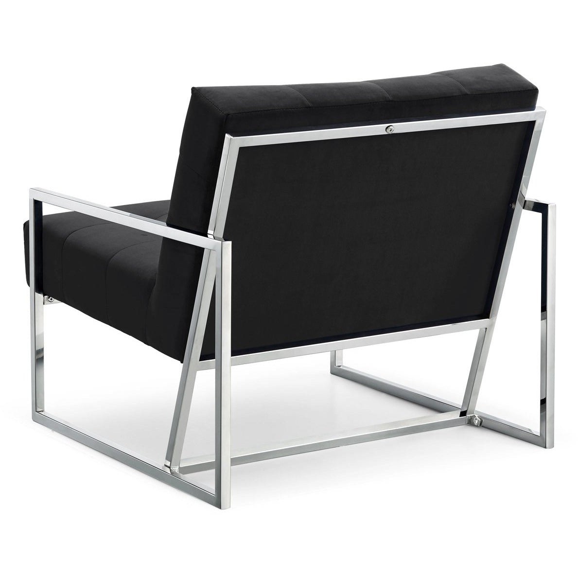 Meridian Furniture Alexis Black Velvet Accent Chair-Minimal & Modern