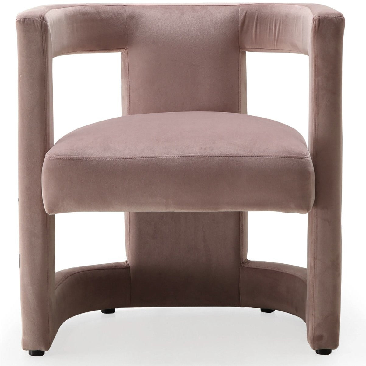 Meridian Furniture Blair Pink Velvet Accent Chair-Minimal & Modern