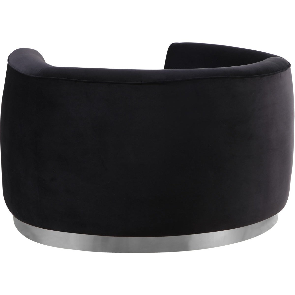 Meridian Furniture Julian Black Velvet Chair-Minimal & Modern