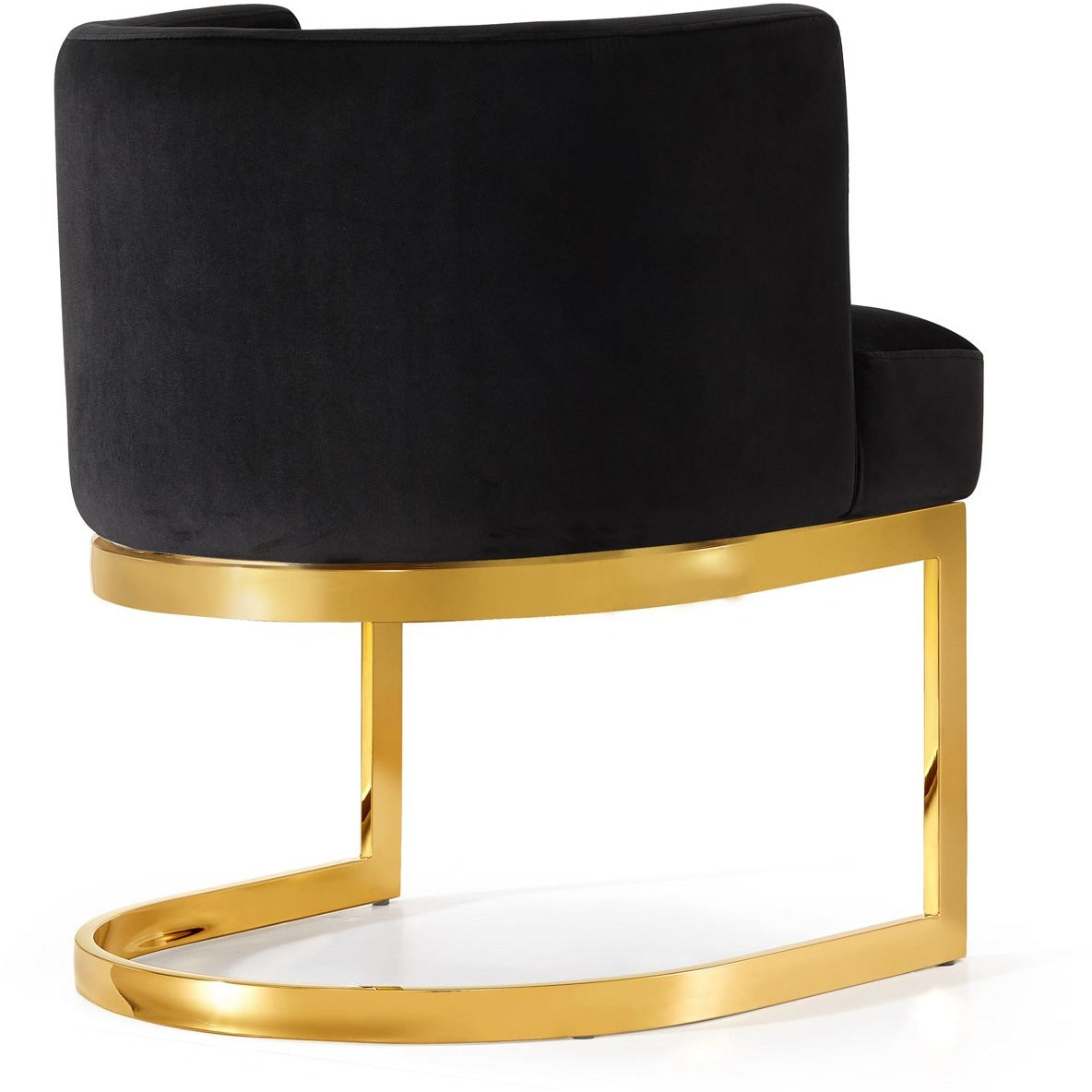 Meridian Furniture Gianna Black Velvet Dining Chair-Minimal & Modern