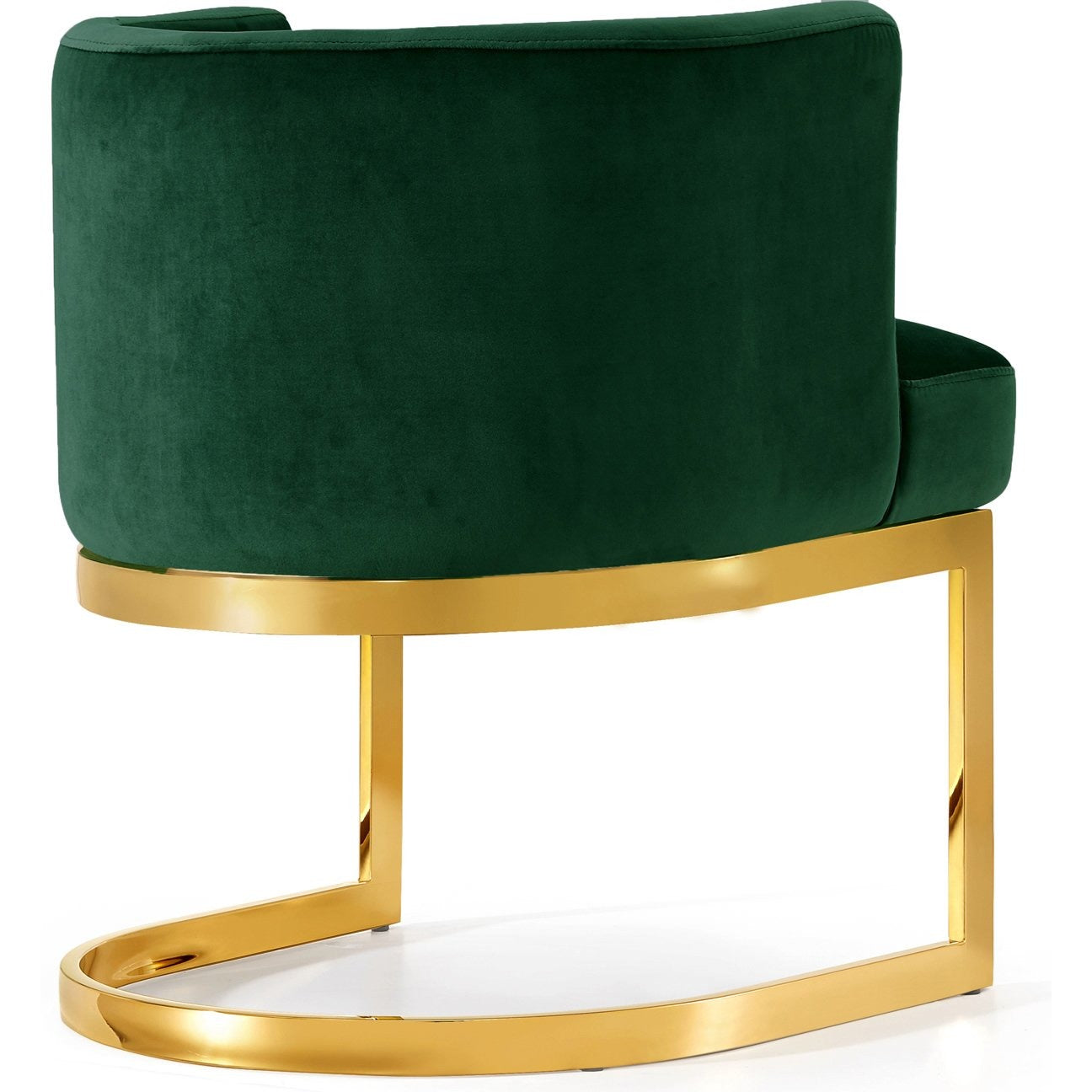 Meridian Furniture Gianna Green Velvet Dining Chair-Minimal & Modern