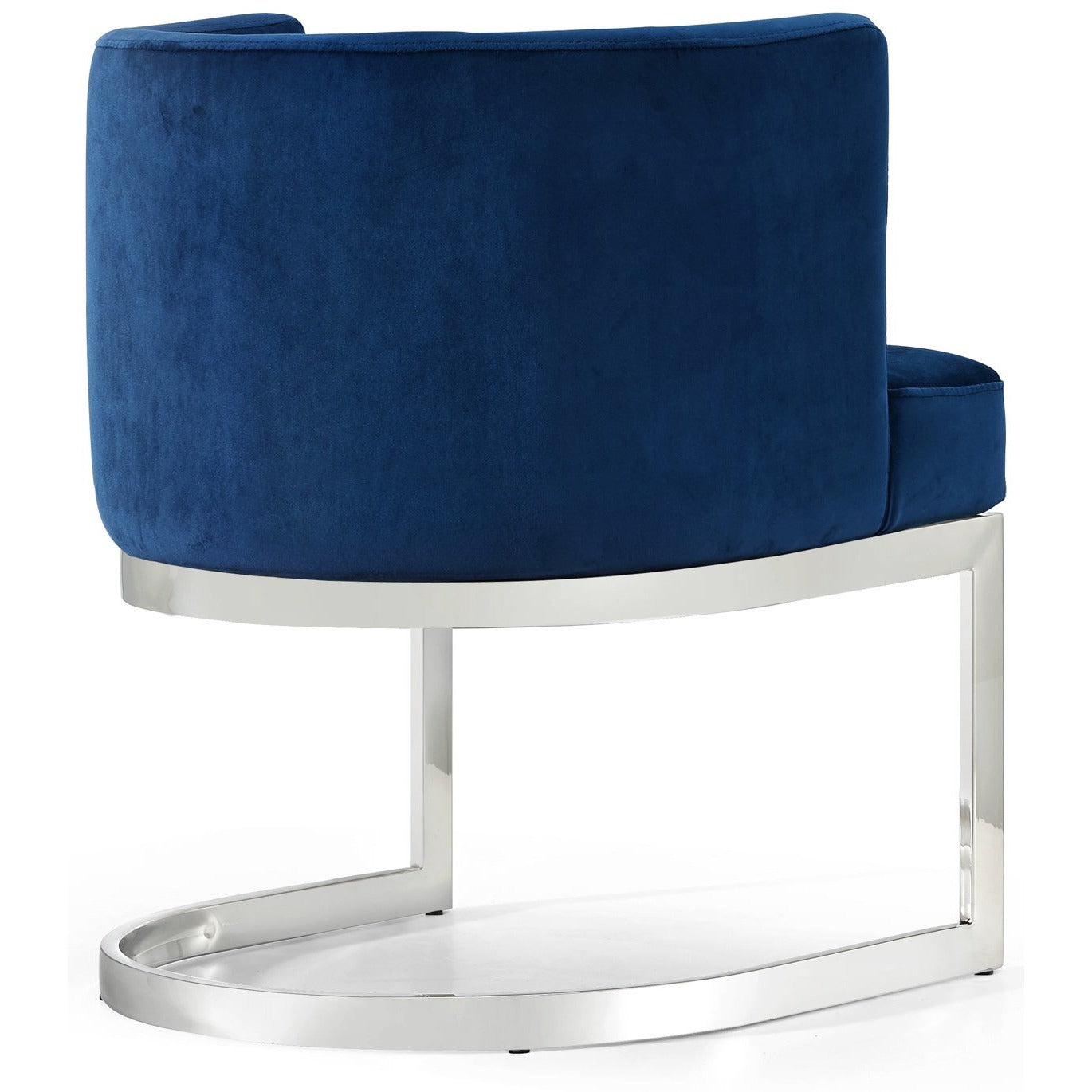 Meridian Furniture Gianna Navy Velvet Dining Chair-Minimal & Modern