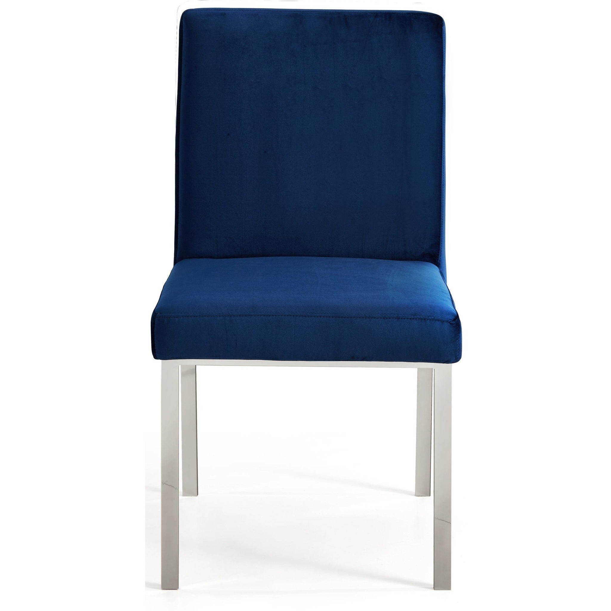 Meridian Furniture Opal Navy Velvet Dining Chair-Minimal & Modern