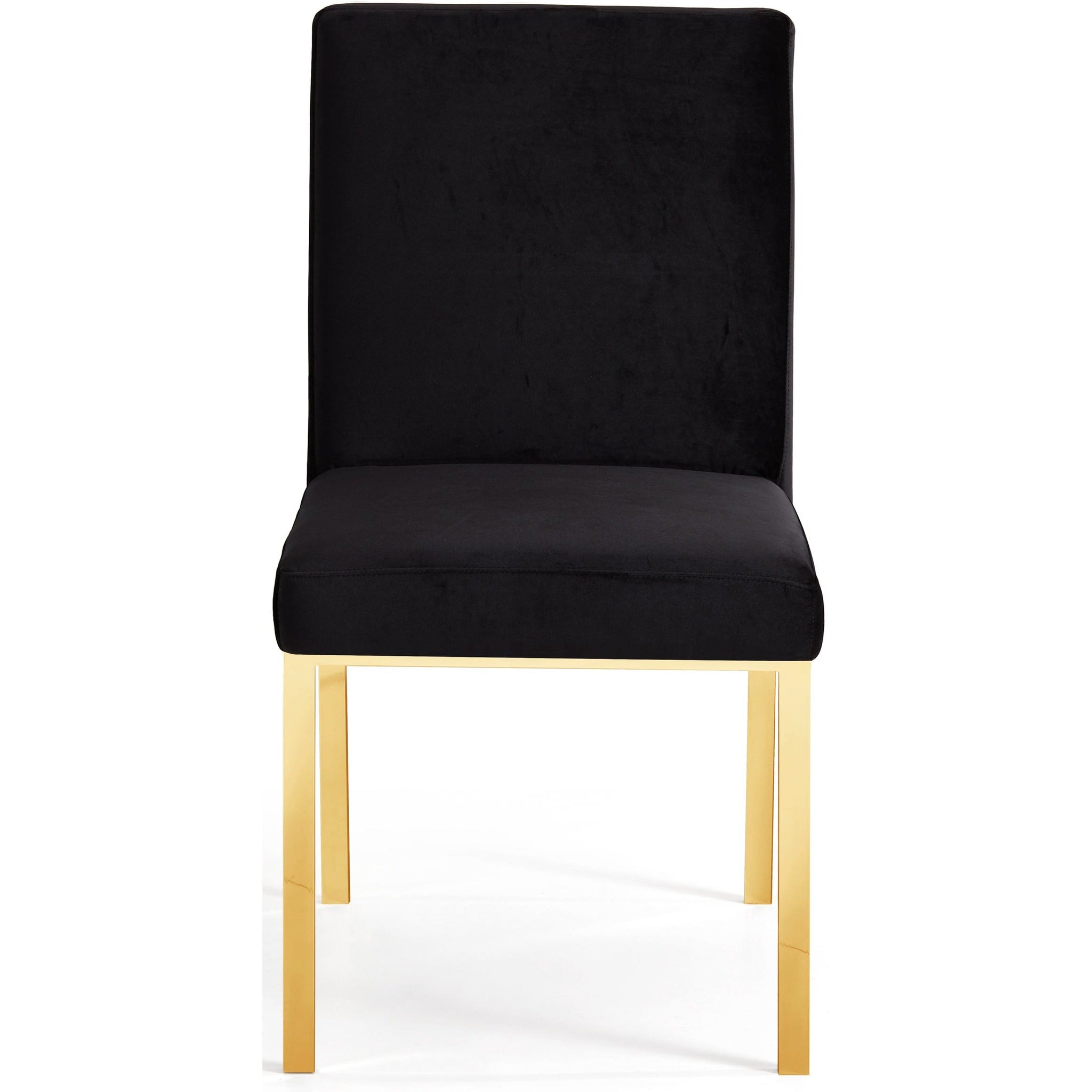 Meridian Furniture Opal Black Velvet Dining Chair-Minimal & Modern