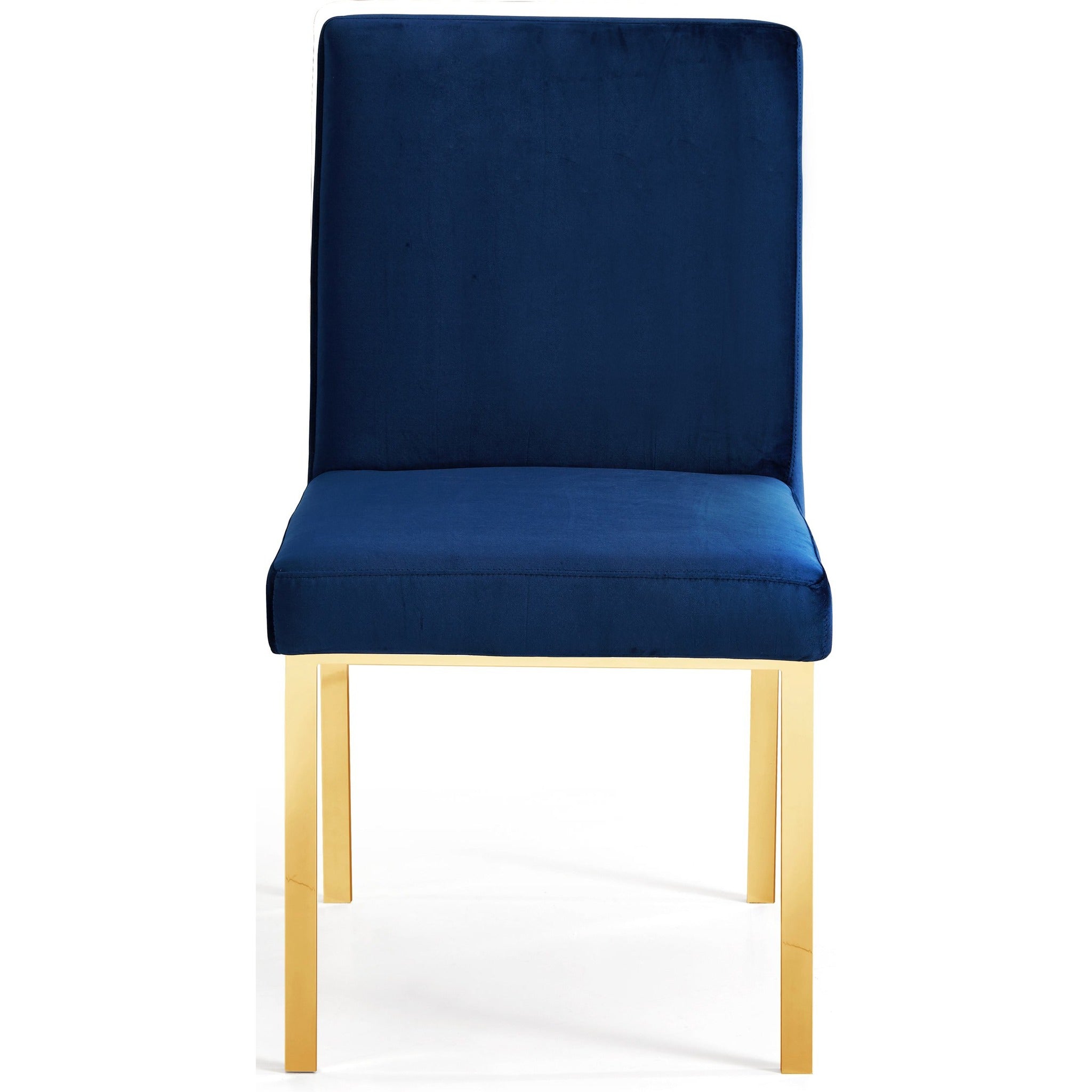 Meridian Furniture Opal Navy Velvet Dining Chair-Minimal & Modern