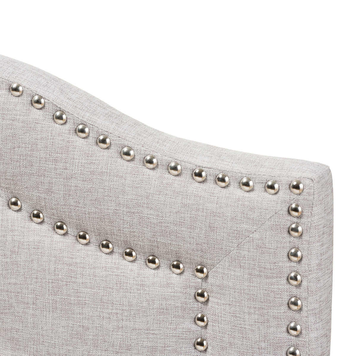 Baxton Studio Edith Modern and Contemporary Greyish Beige Fabric King Size Headboard Baxton Studio-Headboards-Minimal And Modern - 3