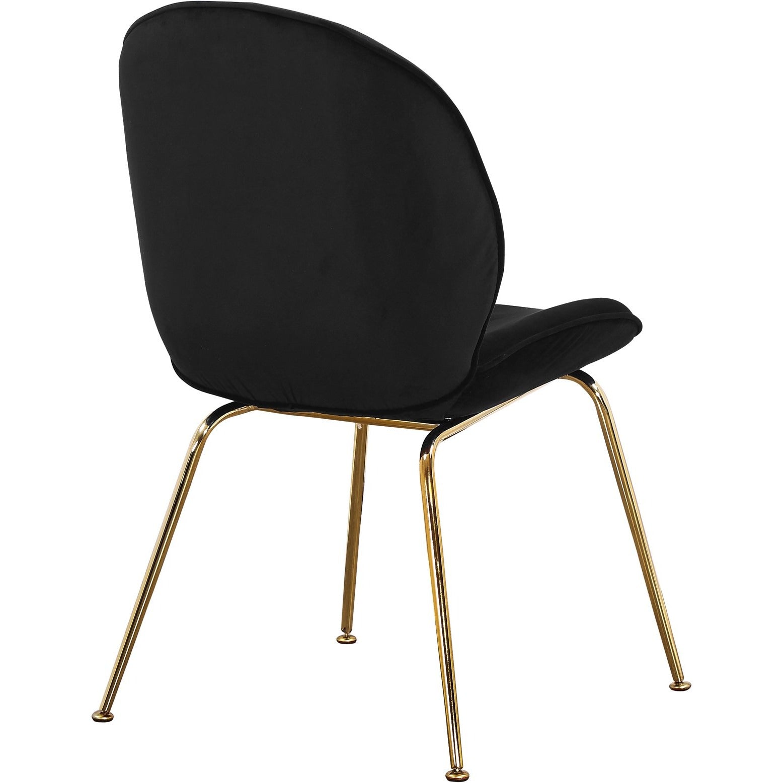 Meridian Furniture Paris Black Velvet Dining Chair-Minimal & Modern