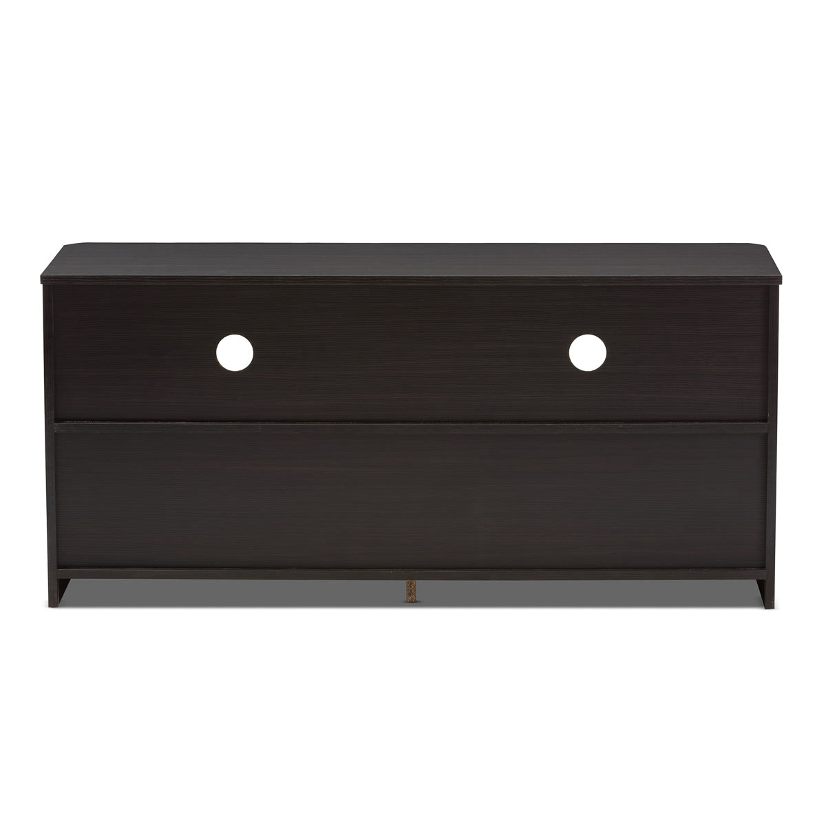 Baxton Studio Carlingford Modern and Contemporary Espresso Brown Finished Wood 2-Drawer TV Stand Baxton Studio-TV Stands-Minimal And Modern - 6