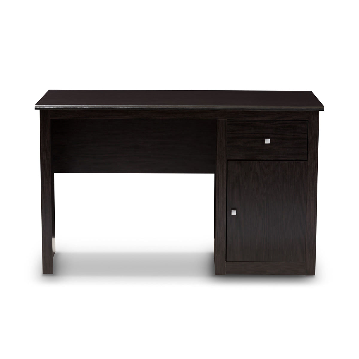 Baxton Studio Belora Modern and Contemporary Wenge Brown Finished Desk Baxton Studio-Desks-Minimal And Modern - 3