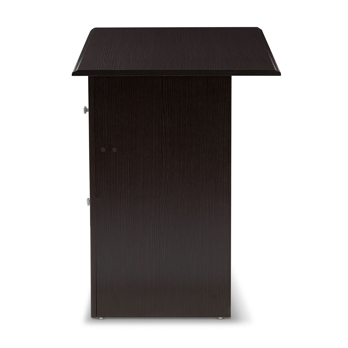 Baxton Studio Belora Modern and Contemporary Wenge Brown Finished Desk Baxton Studio-Desks-Minimal And Modern - 4