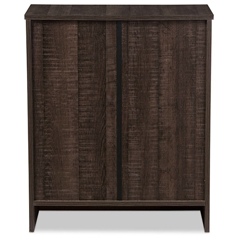 Baxton Studio Decon Modern and Contemporary Espresso Brown Wood 3-Drawer Storage Chest Baxton Studio-Dresser-Minimal And Modern - 4