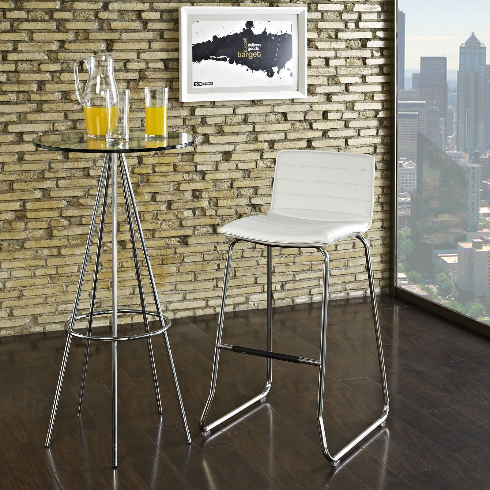 Modway Furniture Dive Modern Bar Stool EEI-1030-Minimal & Modern