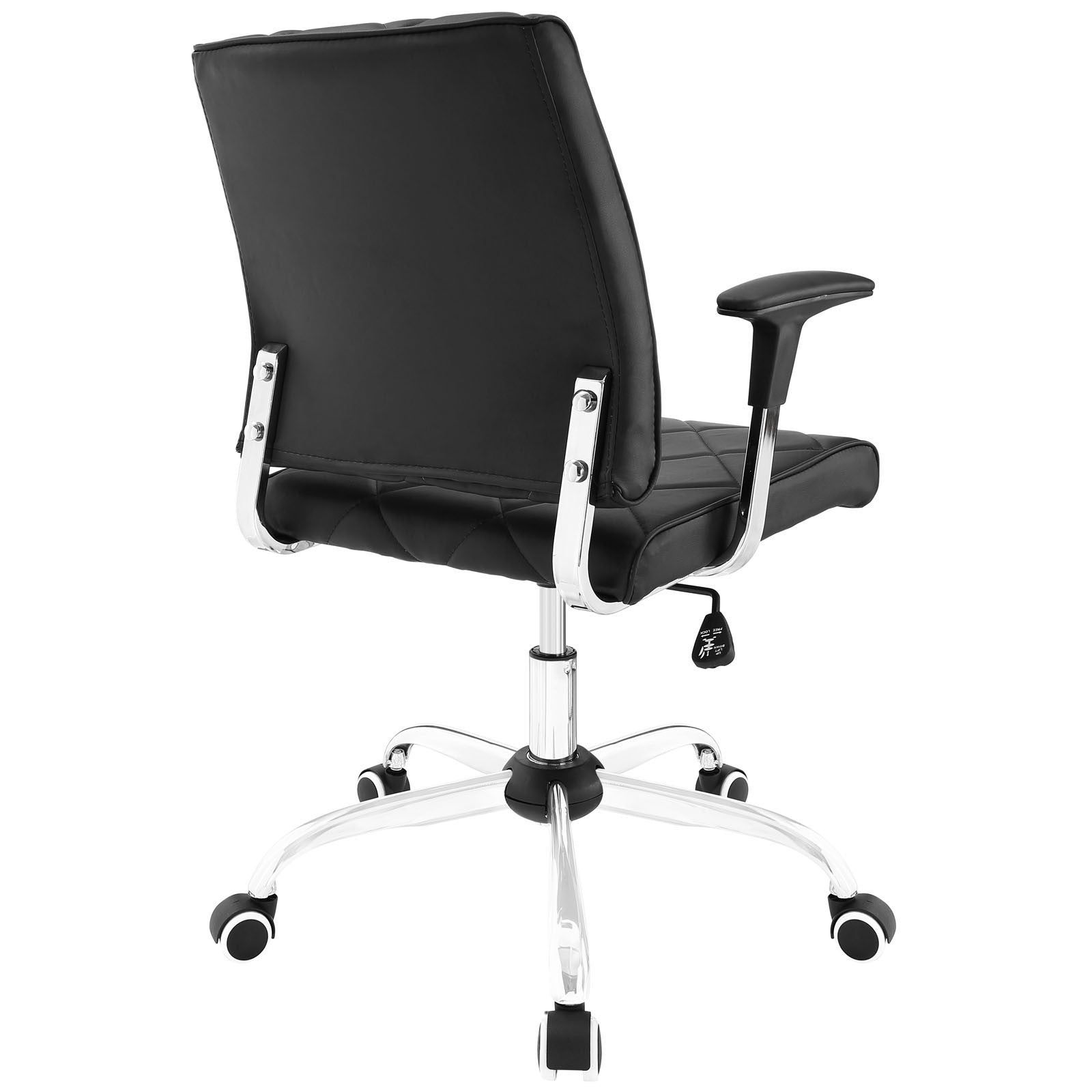 Modway Modern Lattice Vinyl Adjustable Computer Office Chair EEI-1247-Minimal & Modern