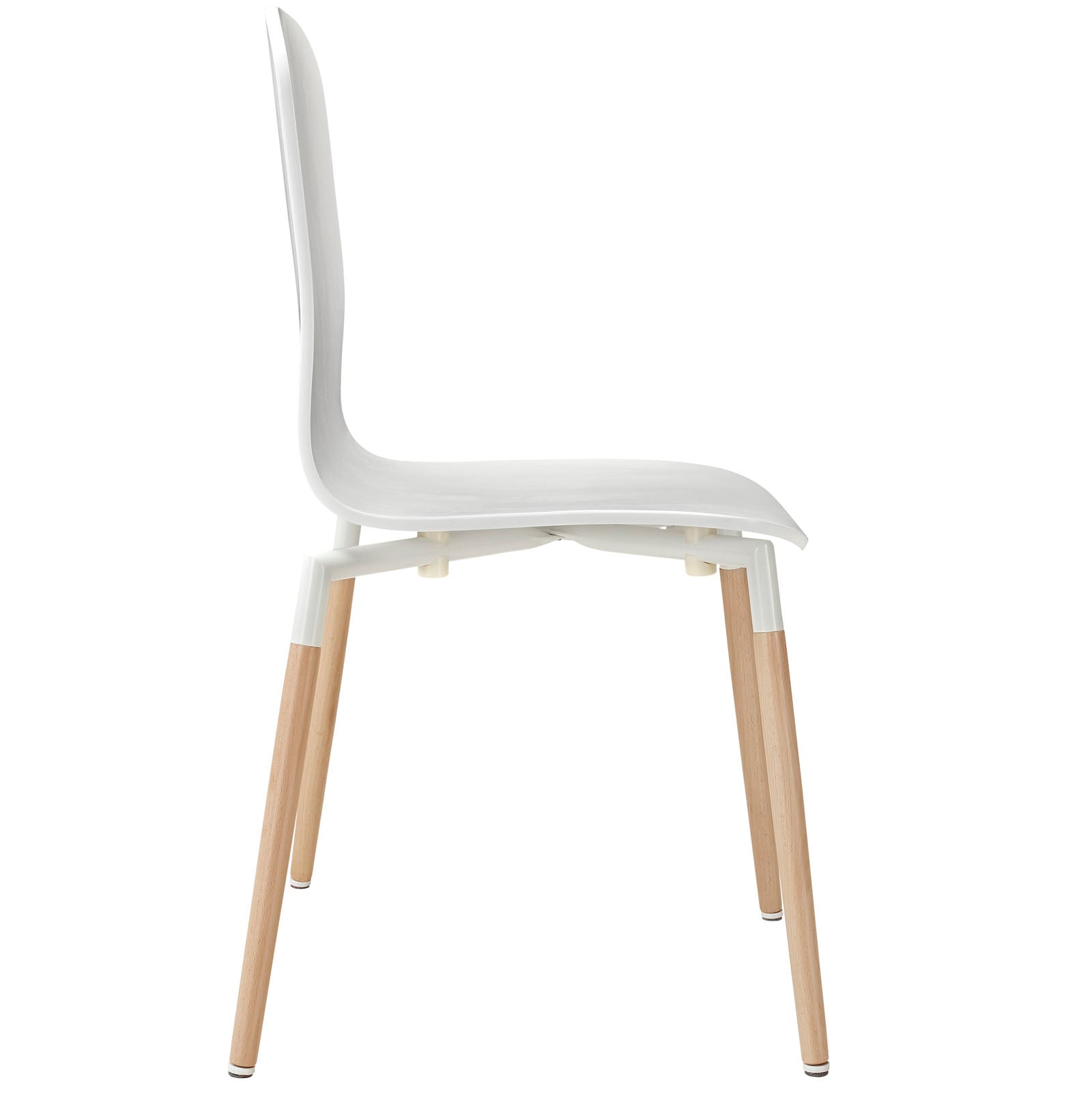 Modway Furniture Modern Stack Dining Chairs Wood Set of 2 - EEI-1372-Minimal & Modern