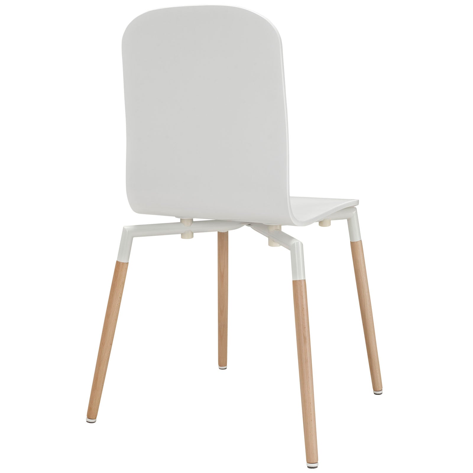 Modway Furniture Modern Stack Dining Chairs Wood Set of 2 - EEI-1372-Minimal & Modern