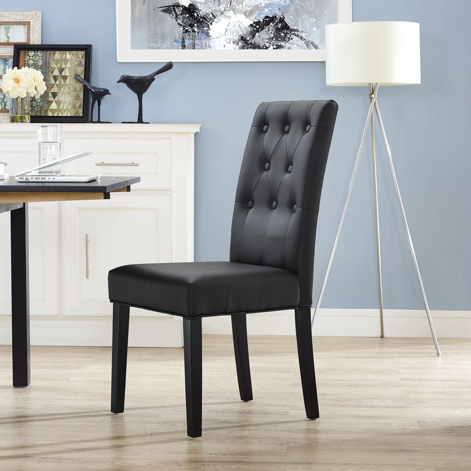 Modway Furniture Confer Modern Dining Vinyl Side Chair EEI-1382-Minimal & Modern