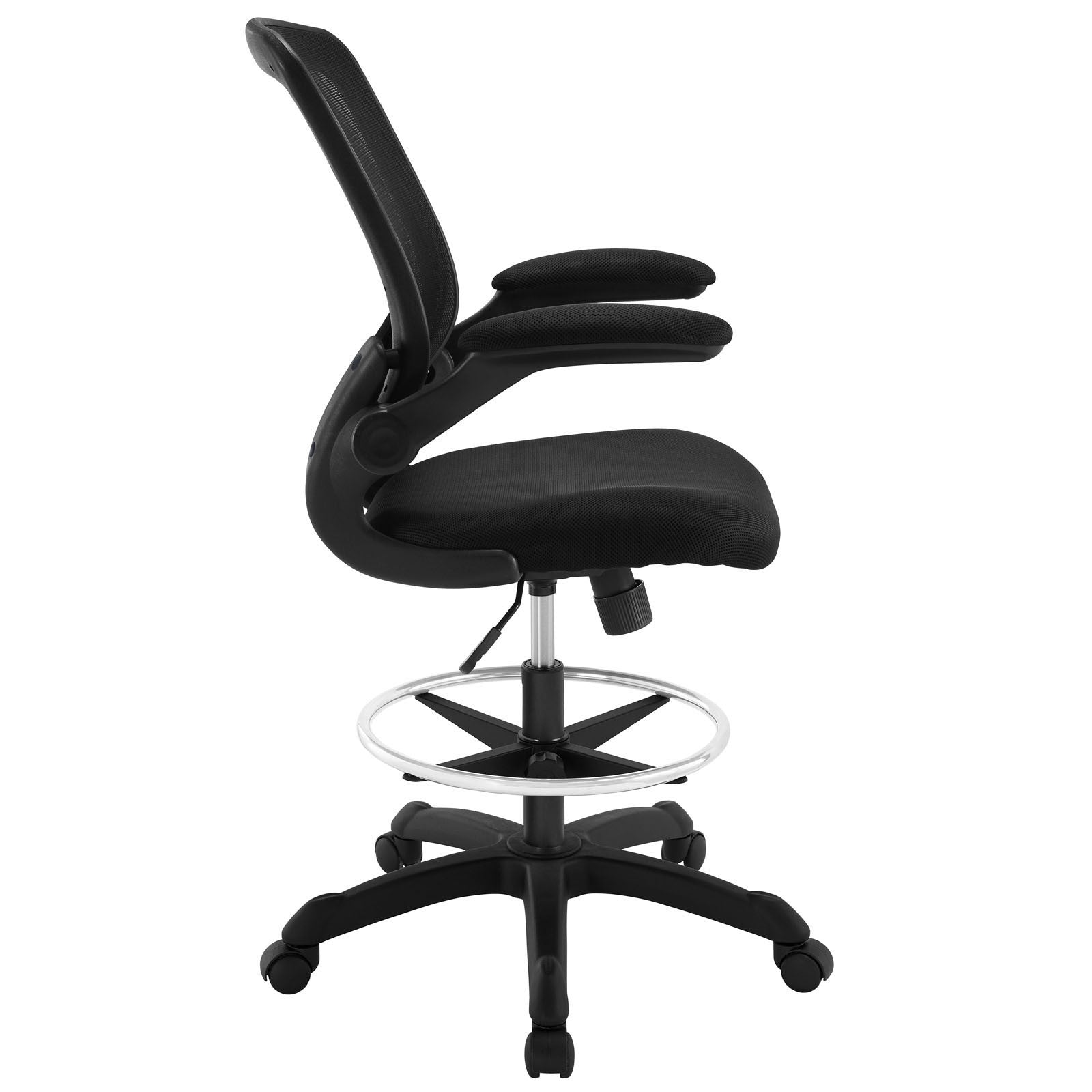 Modway Modern Veer Drafting Stool Adjustable Computer Office Chair EEI-1423-Minimal & Modern