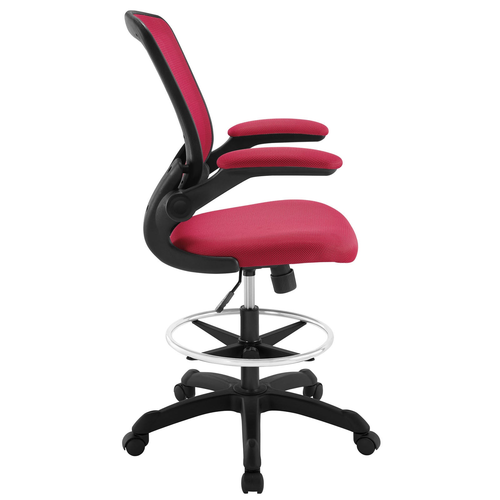 Modway Modern Veer Drafting Stool Adjustable Computer Office Chair EEI-1423-Minimal & Modern